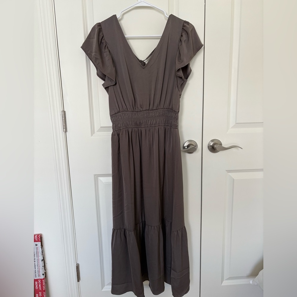 GAP Charcoal Maxi Dress